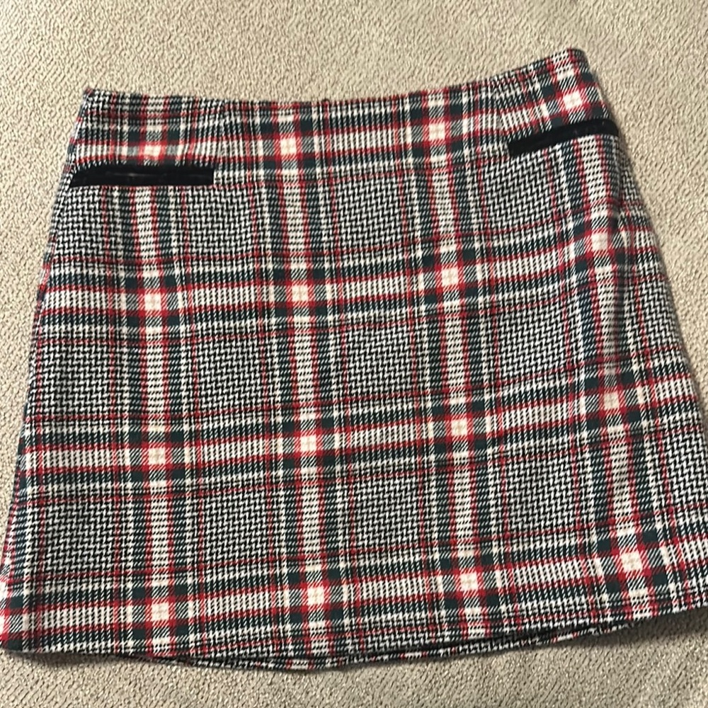 Copper Key A-line Mini Skirt
